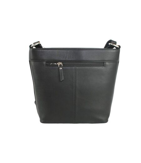 Sac Bandoulière Caitlin Taille Unique Noir Blanc Cassé Eastern Counties Leather