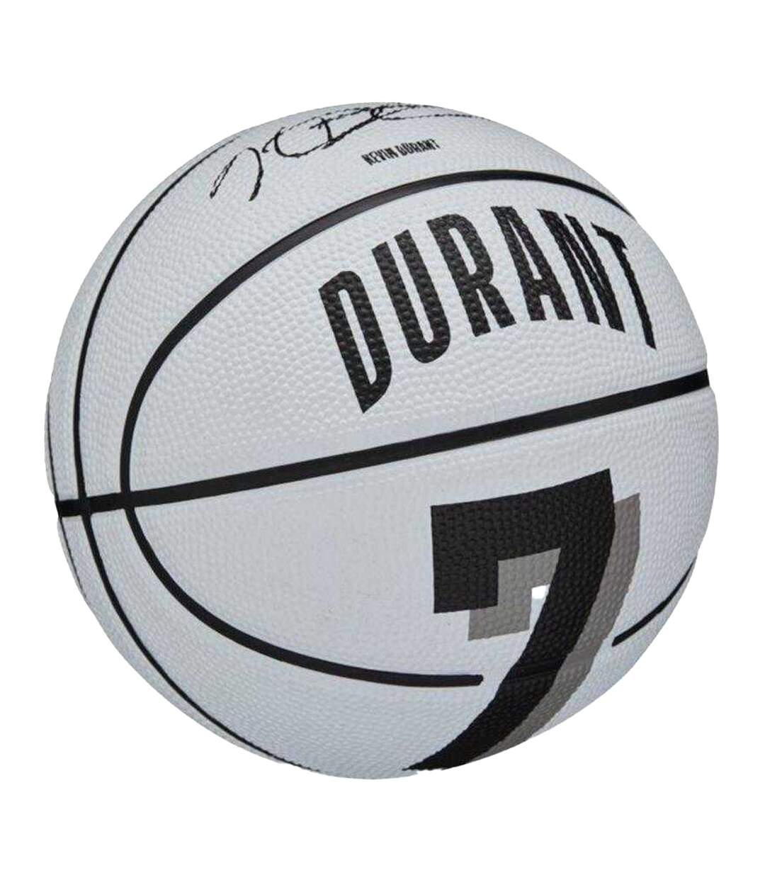 Ballon De Basket Motif/style Mini Kevin Durant Taille 3 Blanc Wilson-3