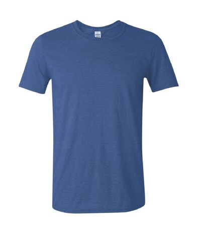 Gildan Mens Short Sleeve Soft-Style T-Shirt (Heather Royal)