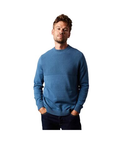 Pull à col ras du cou avec empiècement link pour hommes bleu moyen Burton Burton