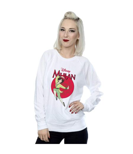 Disney - Sweat MULAN DRAGON CIRCLE - Femme (Blanc) - UTBI13793