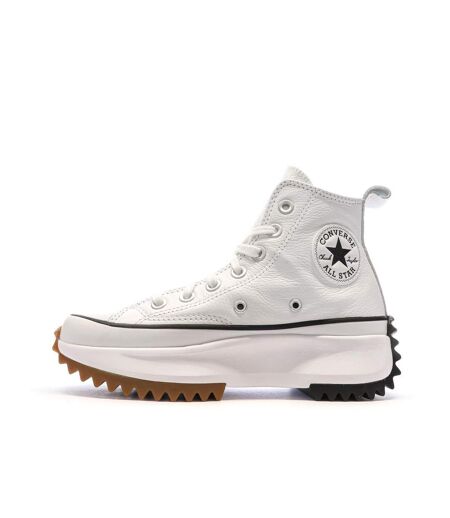 Baskets blanches mixte converse run star hike a04293c