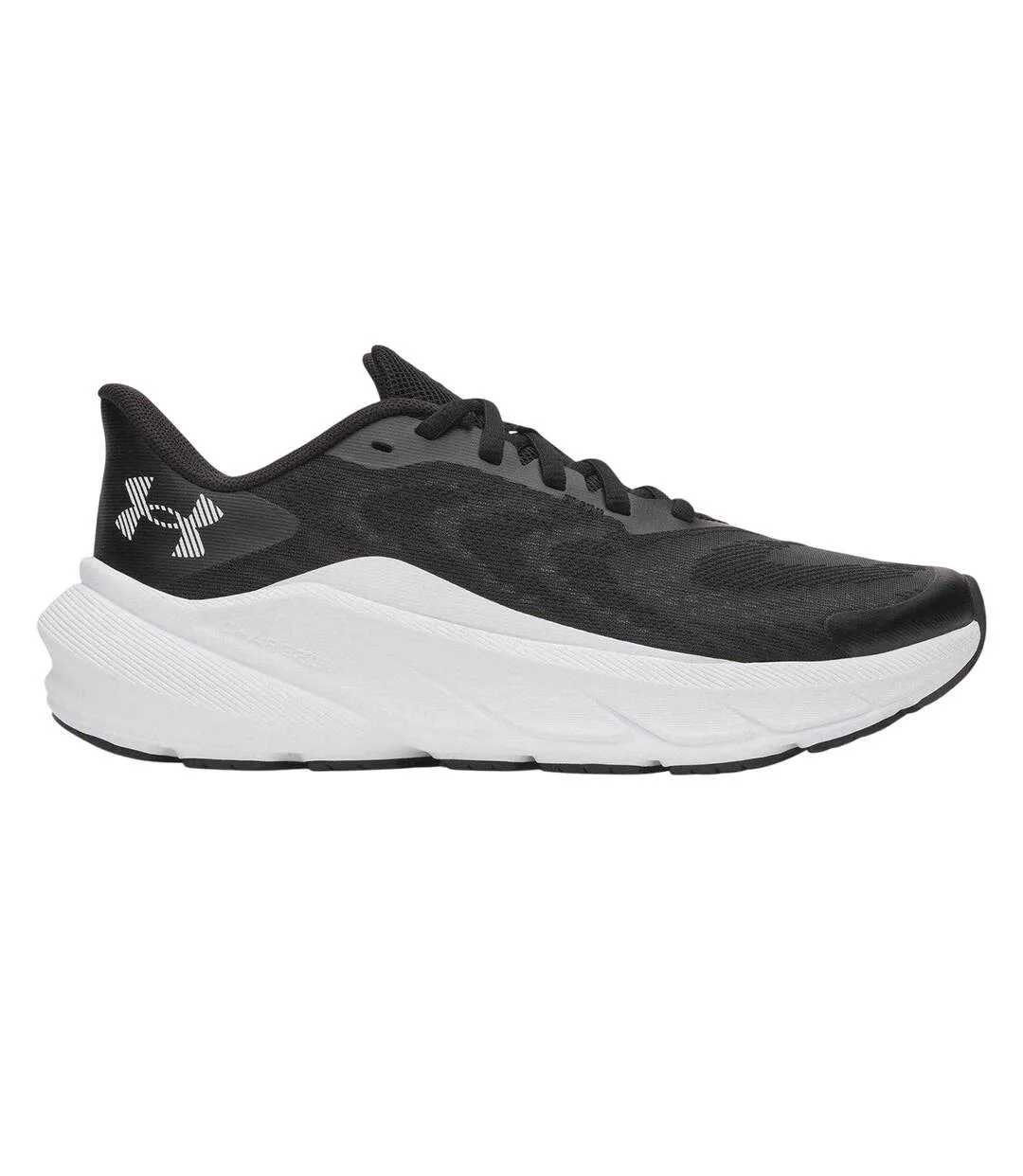 Baskets Armour Charged+ Turbulence Femme Noir Blanc Under Armour-1