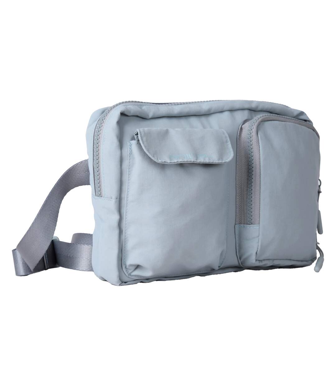 Multi Pocket Crossbody Bag One Size Pale Blue Animal-3