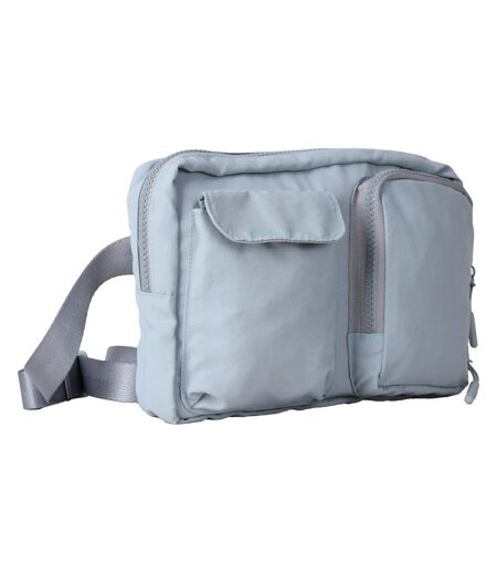 Multi Pocket Crossbody Bag One Size Pale Blue Animal