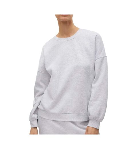 Sweat gris chiné femme vero moda sonja - l