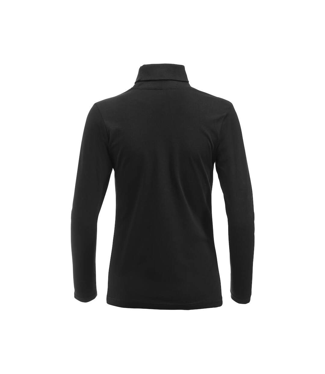 Womens/ladies Ezel Turtleneck Black Clique-2
