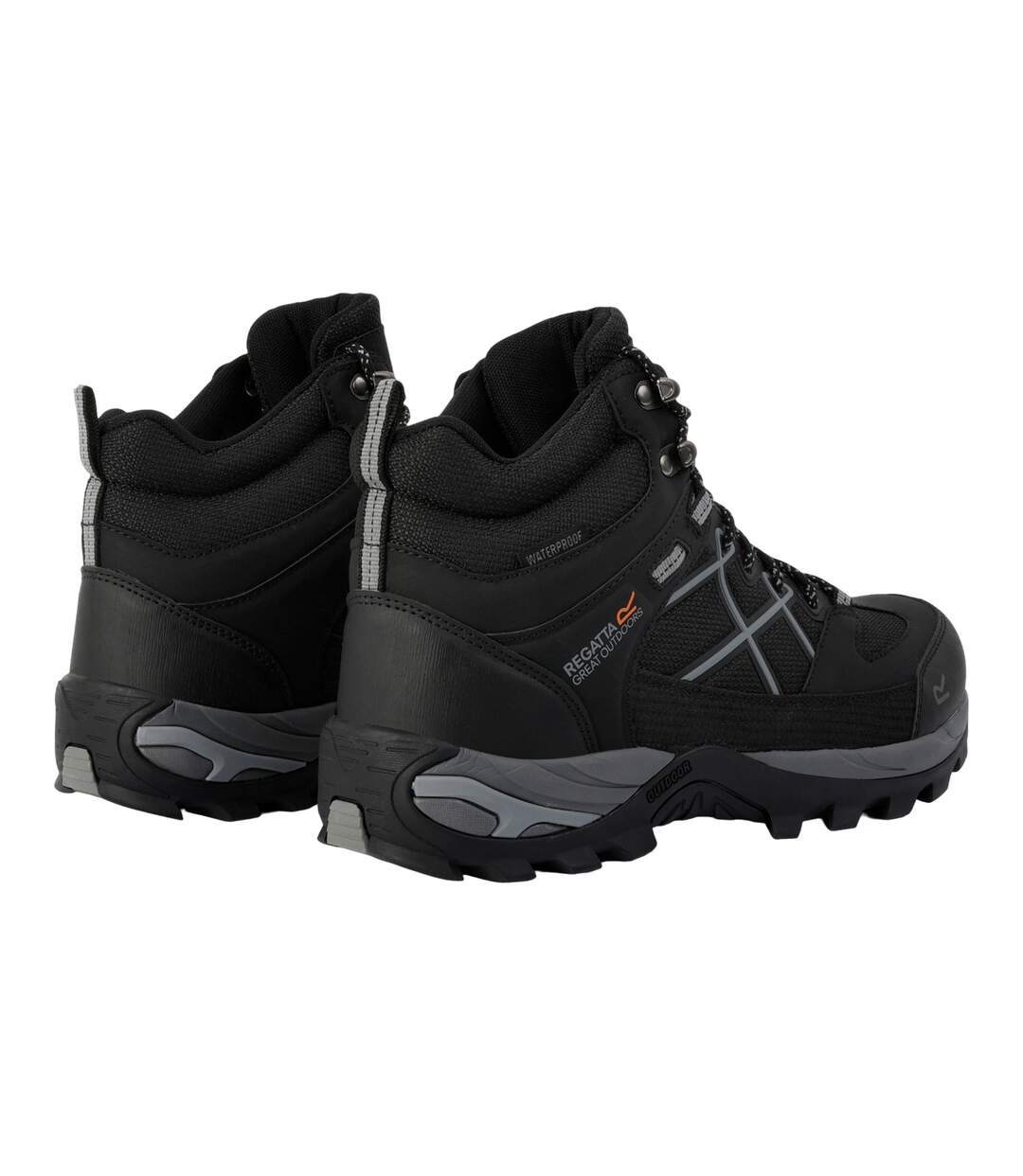Mens Samaris Iii Walking Boots Black Graphite Black Regatta-2