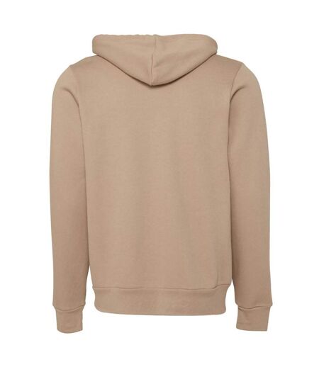 Sweat Capuche Unisexe Marron Clair Bella + Canvas