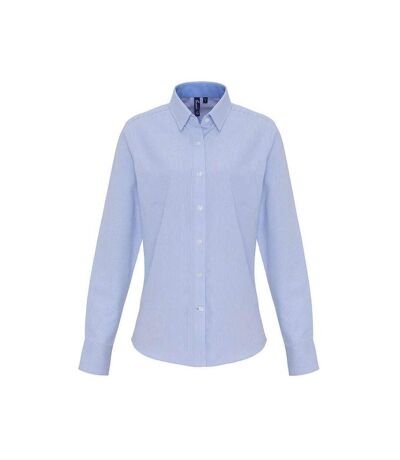 Chemise formelle femme blanc / bleu oxford Premier