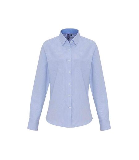 Chemise formelle femme blanc / bleu oxford Premier