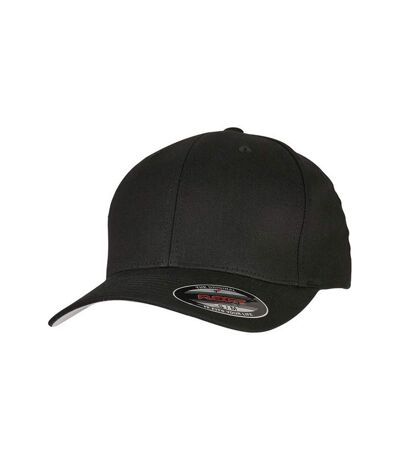 Flexfit Unisex Adult Cotton Twill Baseball Cap (Black)