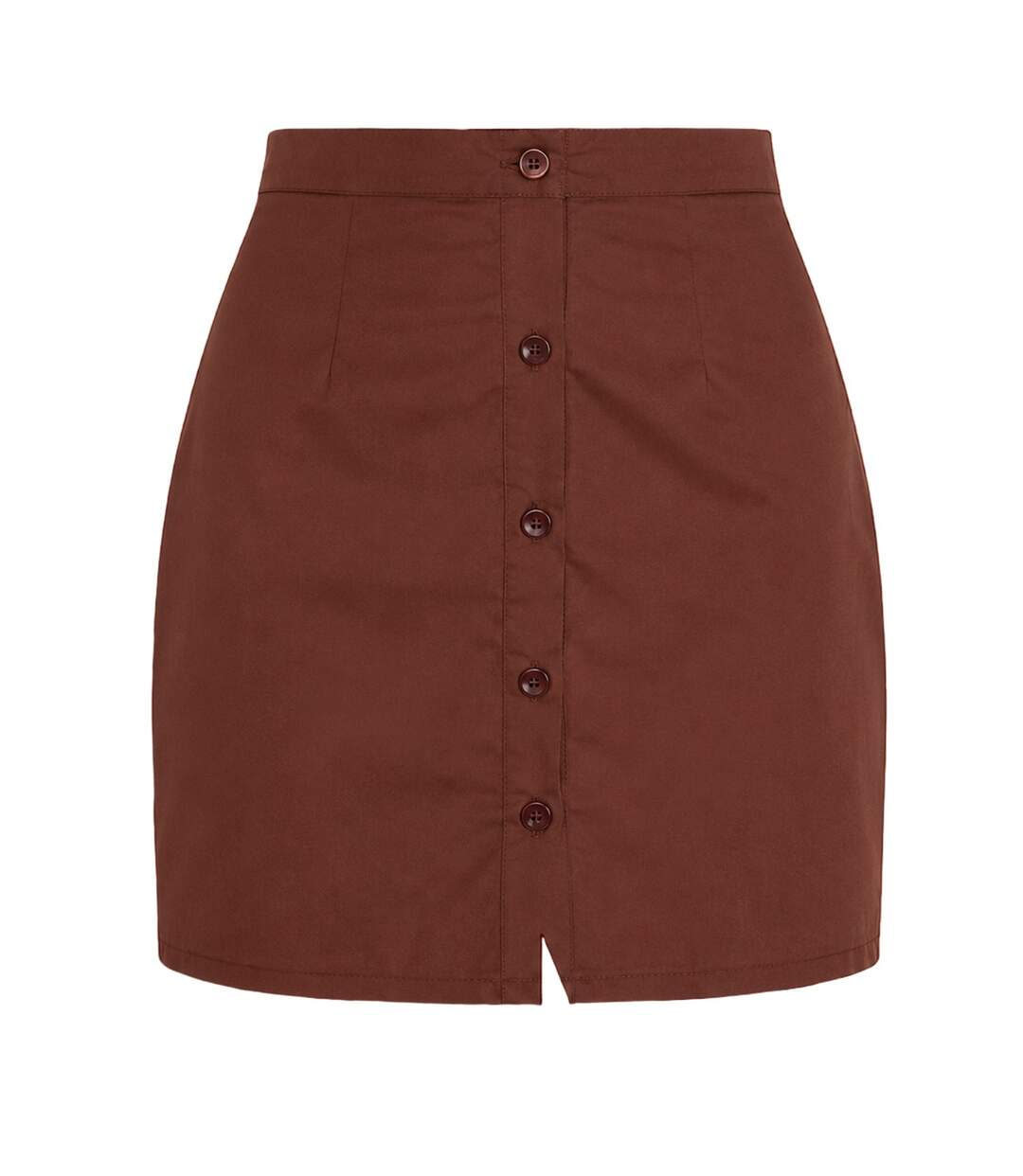 Womens/ladies Cut Out Mini Shirt Dress Chocolate Missy Empire-2