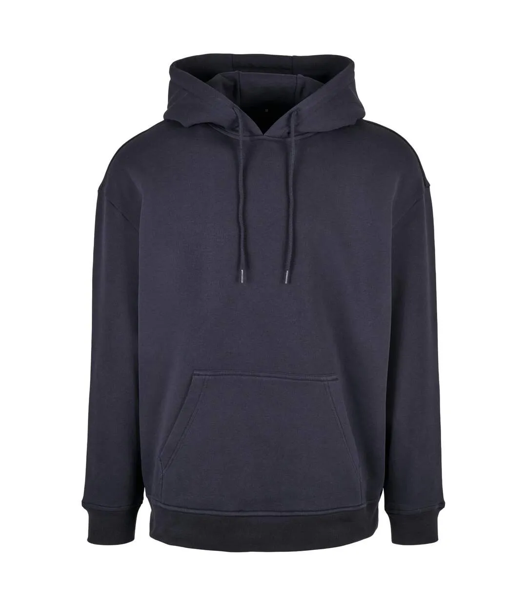 Sweat À Capuche Homme Bleu Marine Build Your Brand-1