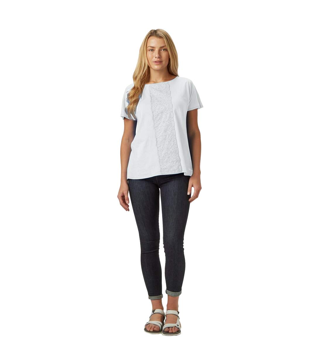 Craghoppers Womens/Ladies Connie Lightweight Short Sleeve Top (Optic White) - UTCG650-4