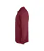 Mens Classic Lincoln Long-sleeved Polo Shirt Burgundy Clique-2