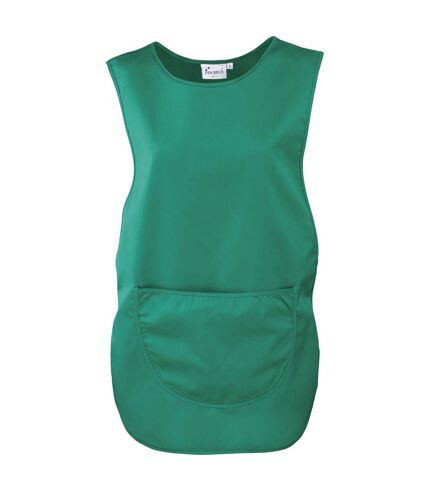 Premier Ladies/Womens Pocket Tabard / Workwear (Emerald) (UTRW1078)