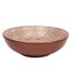 Lot de 6 Assiettes Creuses Sahara 18cm Terracotta-1