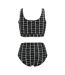 Womens/ladies Orla Kiely Poppy Reversible Bikini Set Monochrome Regatta-3