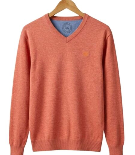 Pull homme CHALLENGER PALAIS2 col V : le confort longue durée d'une maille douce et lumineuse