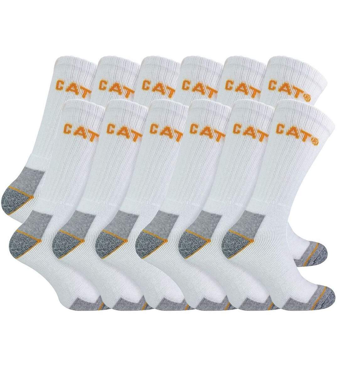 Paquet de 12 chaussettes de travail unisexes robustes pour bottes-1