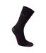 Lot De 2  Paires De Chaussettes Contrastées Adulte Noir Anthracite Craghoppers-2