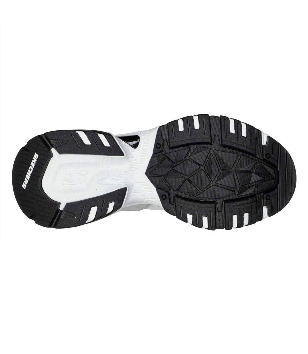 Baskets Staminav2 Femme Blanc Noir Skechers-4