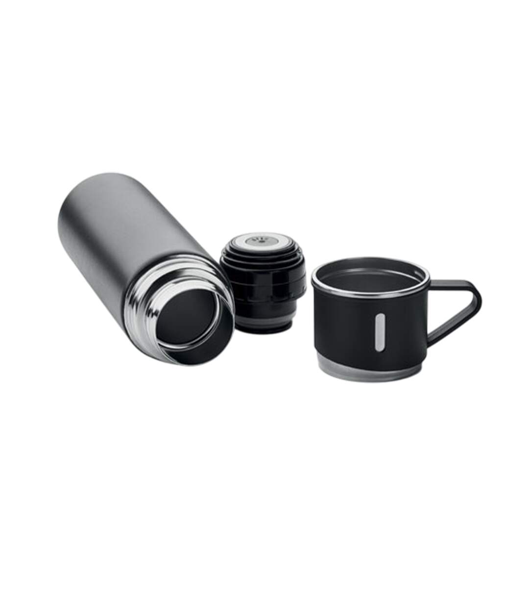 Tonia double-walled 420ml flask one size black MidOcean-2