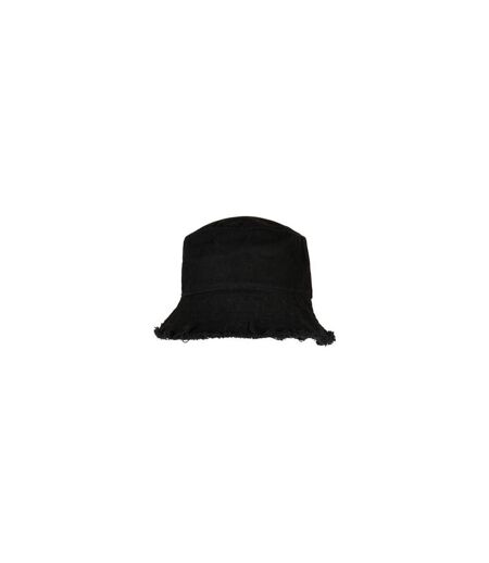 Yupoong Flexfit Alpha Open Edge Bucket Hat (Black)