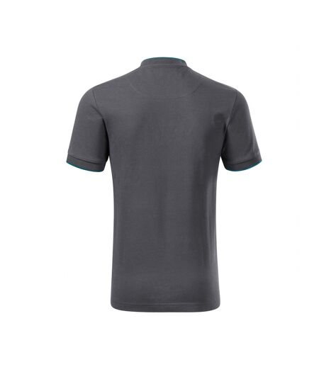 Polo Motif/style Losange Premium Homme Anthracite Malfini
