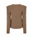 Pull Manches Longues Femme Marron Boss-2