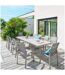 Table de jardin extensible Pavane en aluminium - 10 Places