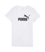 T-shirt Style Logo Ess No.1 Femme Blanc Puma-2