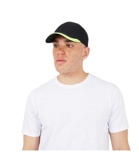 Baseball Cap Black Yellow Brave Soul