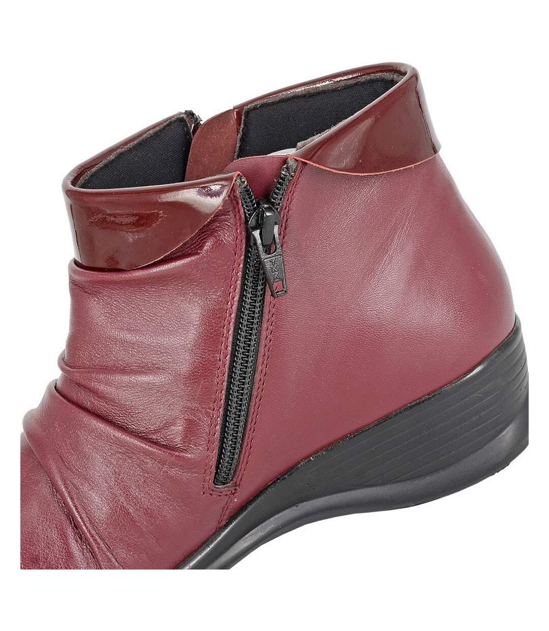 Bottines Femme Bordeaux Mod Comfys-3