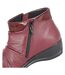 Bottines Femme Bordeaux Mod Comfys-3