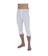Mens thermal Underwear 3/4 length long Johns (British Made) (White)