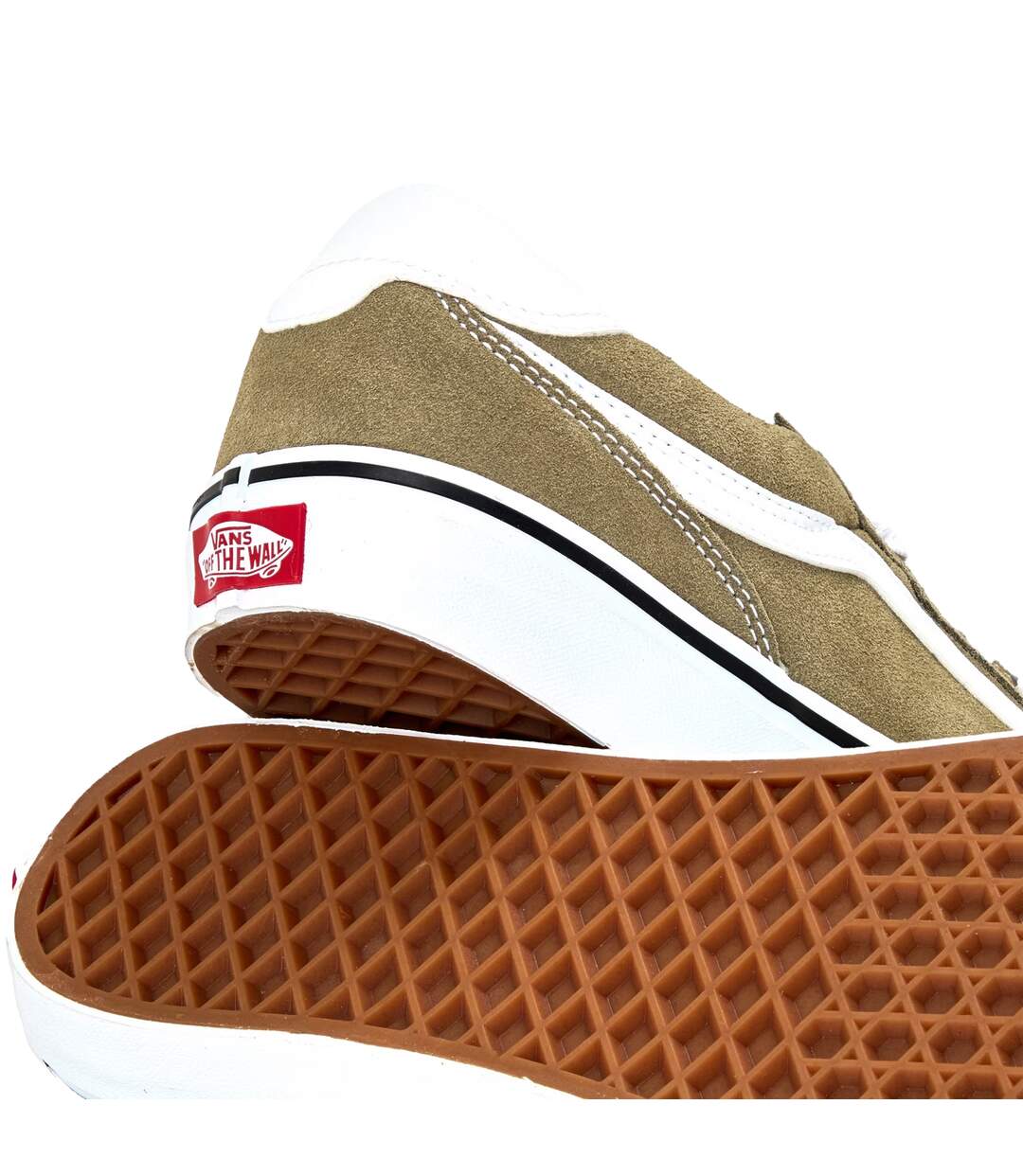 Mens Brooklyn Canvas Trainers Bayleaf Grey Vans-4