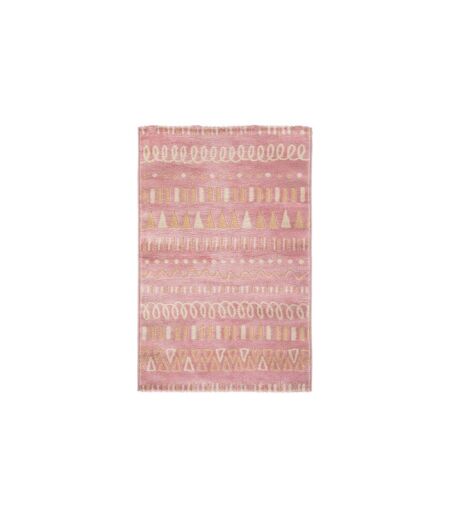 Tapis Déco Enfant Girly 100x150cm Rose