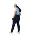 Womens/ladies fleece lightweight jogging bottoms navy Lacoste-2