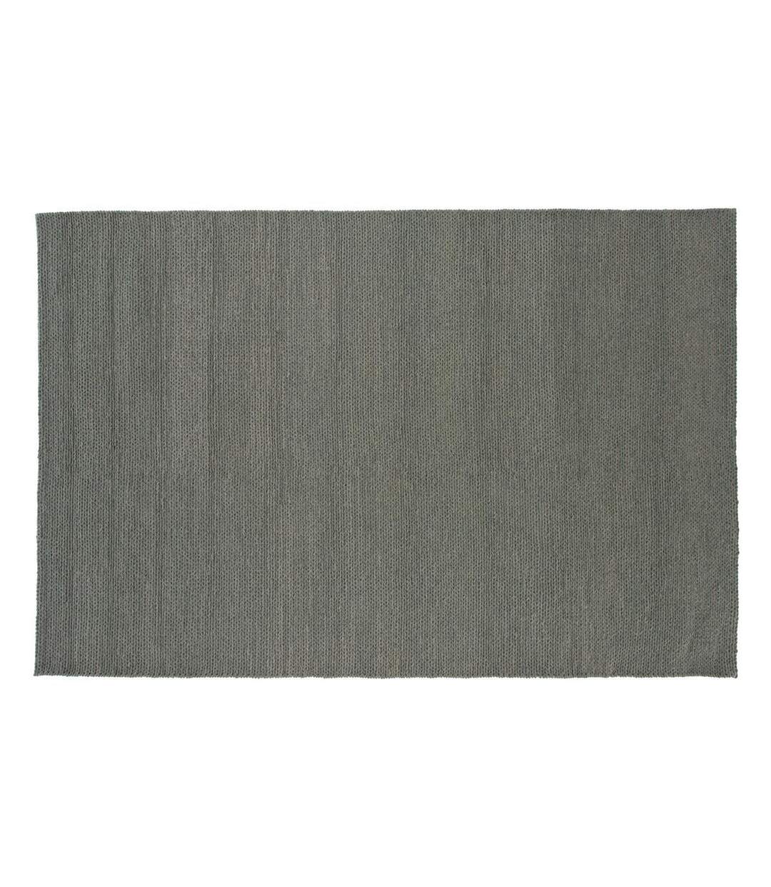 Tapis Tressé en Laine Marta 200x300cm Vert-2