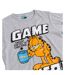 T-shirt Motif/style Pixel Game Over Femme Gris Chiné Garfield-3