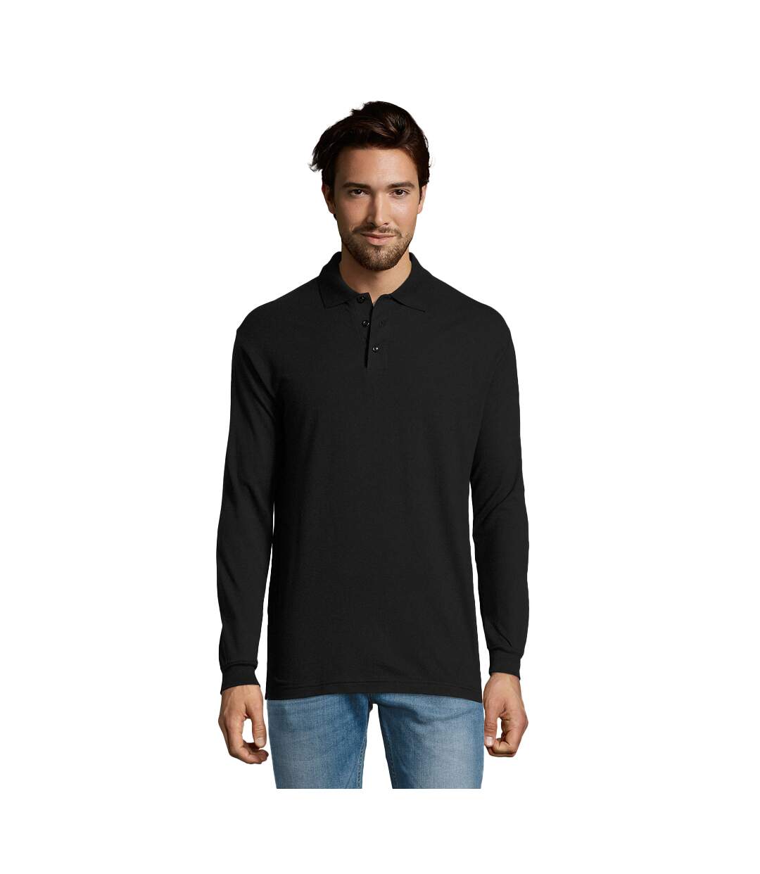 Polo Star Homme Noir SOLS-1