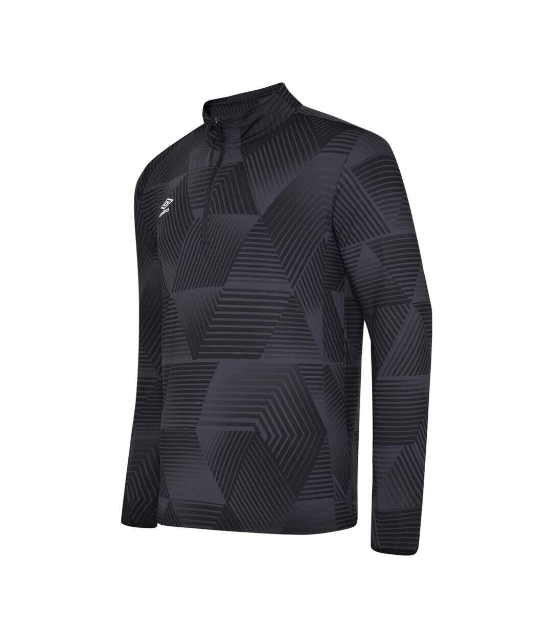 Mens maxium quarter zip training top black Umbro-1