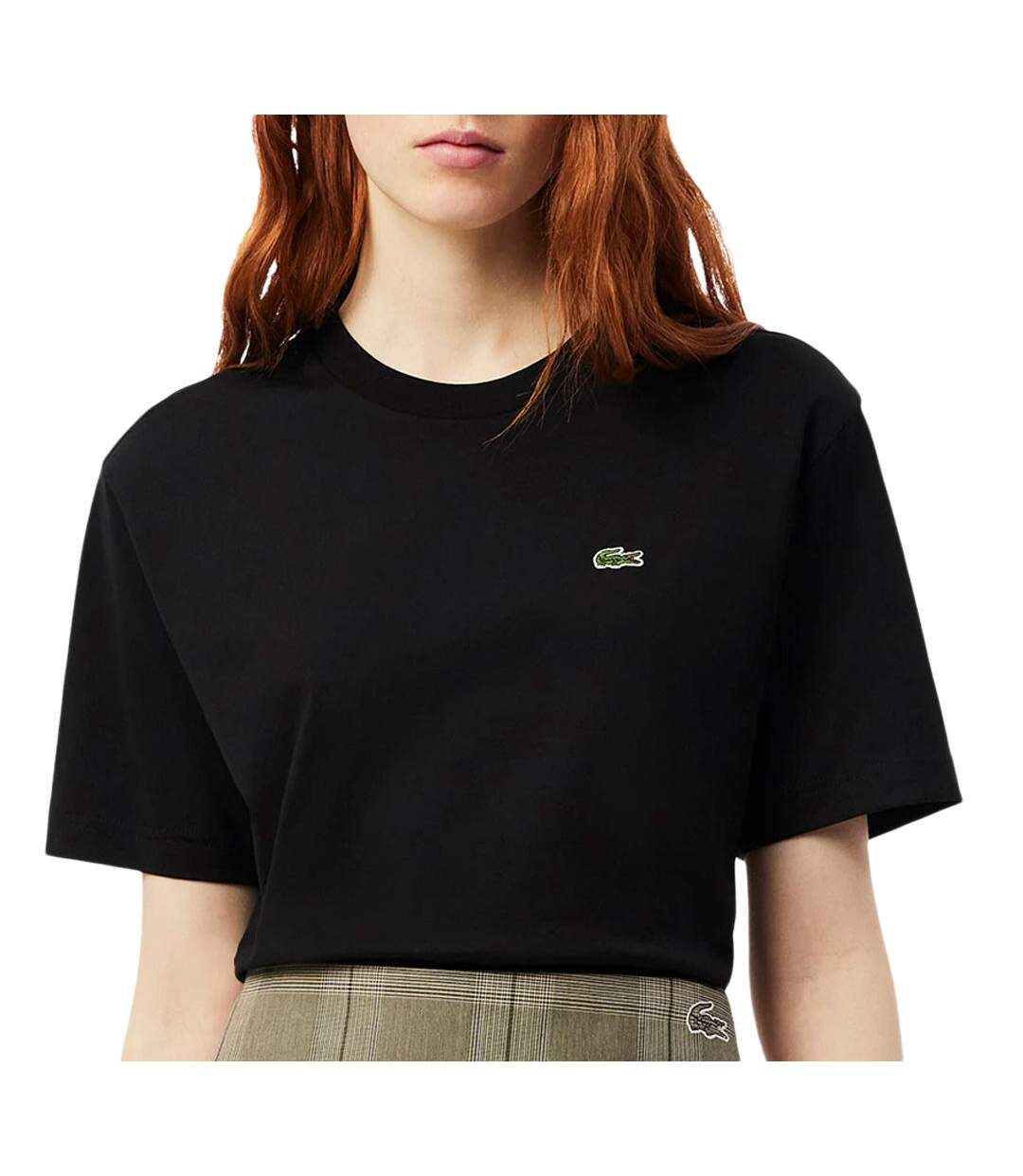 T-shirt noir femme lacoste tf7215 - 32-1