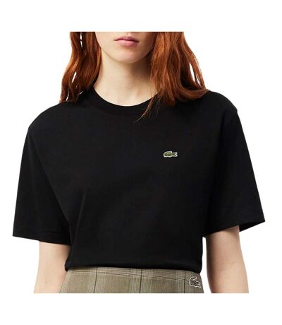 T-shirt noir femme lacoste tf7215 - 32