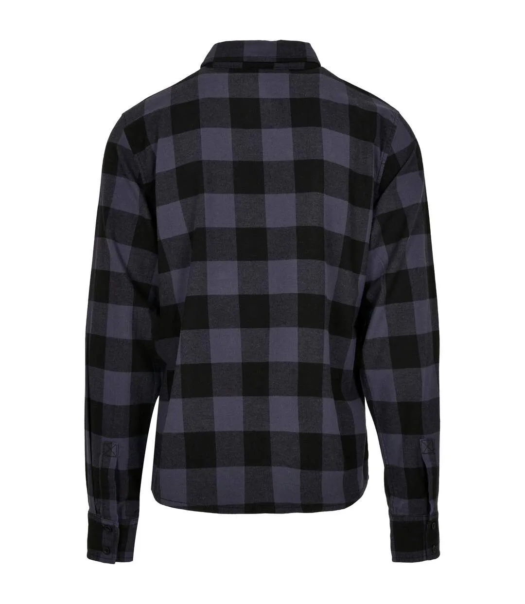 Chemise Motif/style À Carreaux Homme Noir Gris Build Your Brand-2