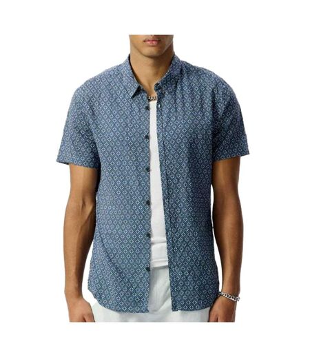 Chemise marine à motifs homme teddy smith dixon