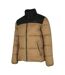 Doudoune Matelassée H4z22 Homme Marron Clair Noir 4F-1