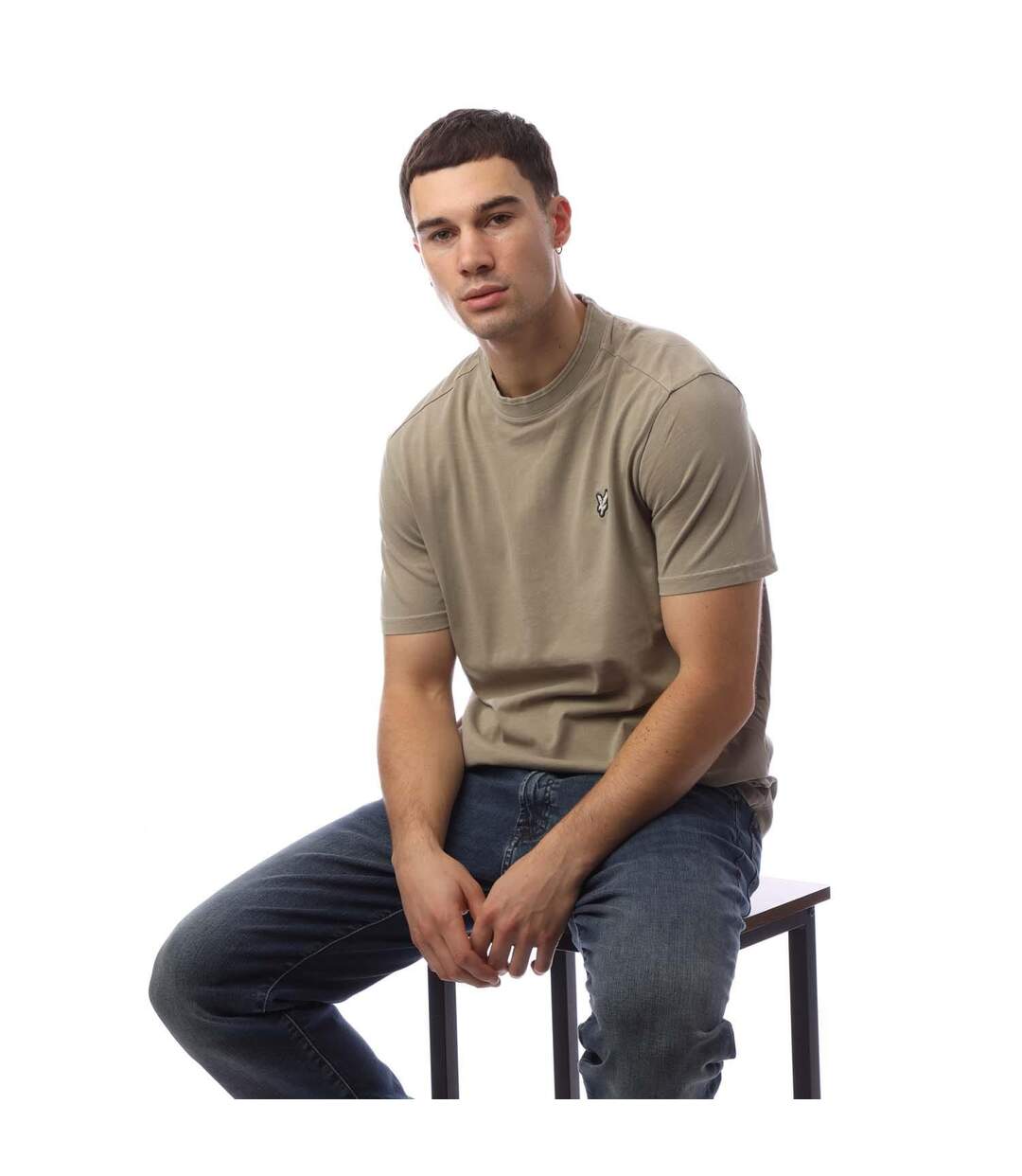T-shirt Homme Beige Lyle & Scott-1